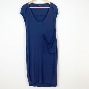 Diesel black gold navy blue shift dress size xxs